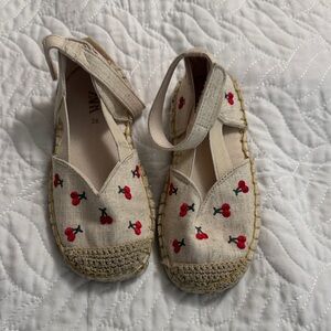 ***Cherry Embroidered Kids Shoes. See Note.